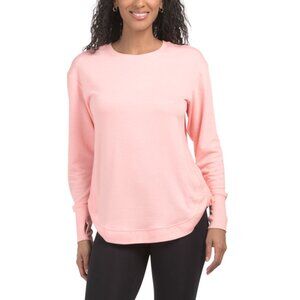 RBX coral Terry Long Sleeve Tunic